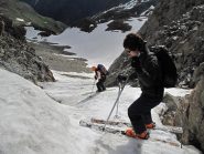 Discesa dalla Breche de la Ruine
