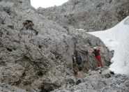 Fabio incrodato in discesa