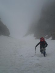 stefano durante la salita