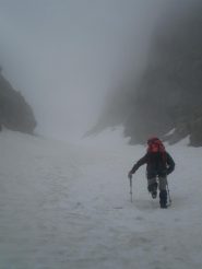 stefano durante la salita