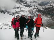 Gruppo sotto il colle della Vacca