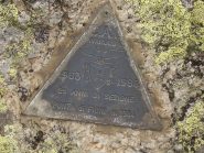 In punta con il triangolino del Cai di Rivarolo