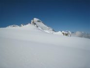 Tsanteleina vista dal ghiacciaio Goletta