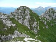 Il dente del resegone dalla cima principale