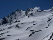 l'Aiguillettes salendo all'anticima