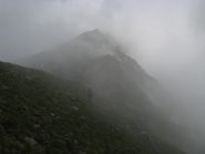 Scendendo alla Bocchetta di Valbona.