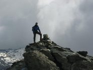 Sui roccioni in cima