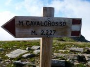 cartello che indica il cavalgrosso