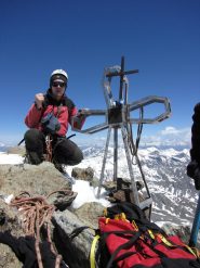Stelvio in vetta alla Zufall Spitze (25-6-2010)