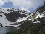 colle Entrelor e punta Percia' dal lago Nero