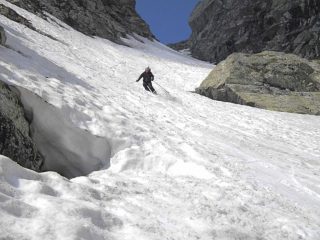 Freerideggio nella parte finale....