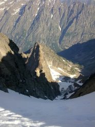 Il canalone visto dall'uscita