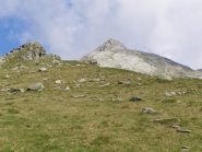 Il monte Colombo visto dalla cresta