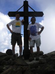 In punta al Frioland con Mini.