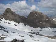 Pic d'Asti e Rocca Rossa dalla cima