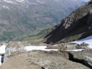 il canale di salita ai piani Feluma