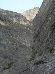 L'enorme e perfetto diedro nascosto ( finalmente ora ben visibile)