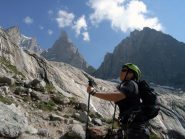 Mariù, un po' preoccupata alla visione della bastionata...