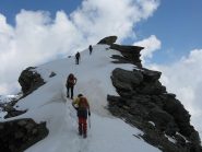 in cima: gli ultimi 50 mt.