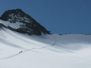 condizioni ghiacciaio di accesso al rifugio