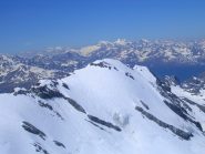 Sulla cima della Punta degli Spiriti guardando il Monte Cristallo
