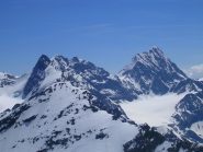 Sulla dx il Gran Zebrù visto dalla cima della Punta degli Spiriti