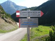 Cartello alla partenza...