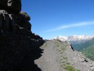 Tratto di panoramica mulattiera...