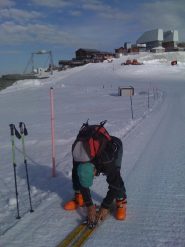 alla partenza dopo la funivia