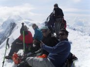 in punta con l'amico Giovanni