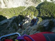 la vista sulla Gorgia e Elio Michele in progressione