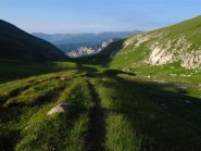 Uno sguardo sul vallone percorso