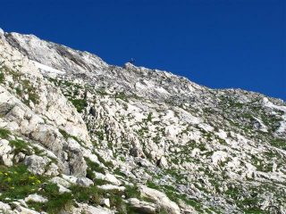 Ultimi metri per la Cima delle Saline