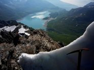 il lago viso dalla cresta