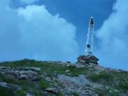 si aprono le nuvole sulla cima