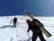 Cristian, Luca ed Enrico in salita