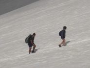 sul ghiacciaio in allegria