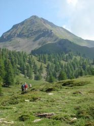 la dorsale di salita al Tantane da alpe Chancellier
