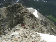 Subito dopo l'attacco della cresta