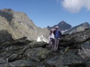 in cima alle rocce alte