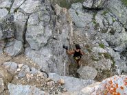 Ultimo passaggio sotto la vetta.