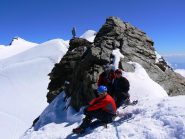 in vetta al Corno Nero