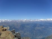 panorami verso il Cervino ed il Rosa