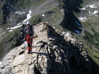 Salendo alla Becca di Nana
