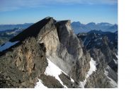 Il Barrhorn dalla cresta allo Shollihorn