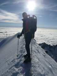 Renato in cima alla Parrot