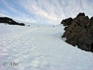 Alla base dello scivolo ovest