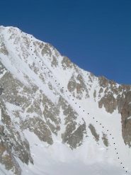 foto scattata durante la salita della nord del grand lui