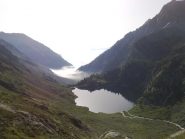 la nebbia della pianura con il rifugio