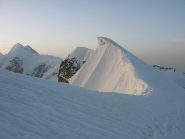 Primo tratto di cresta dopo la Roccia Nera